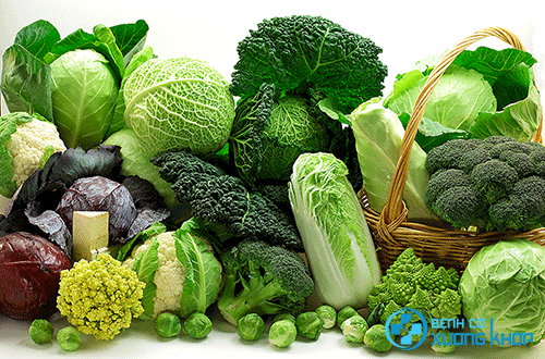 Rau xanh cũng là loại thực phẩm mà bệnh nhân nên sử dụng